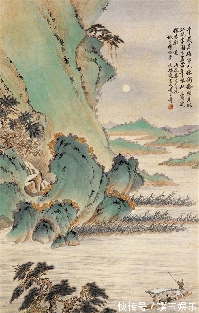 技法&通俗华美,用色浓艳,清末画家黄山寿作品欣赏