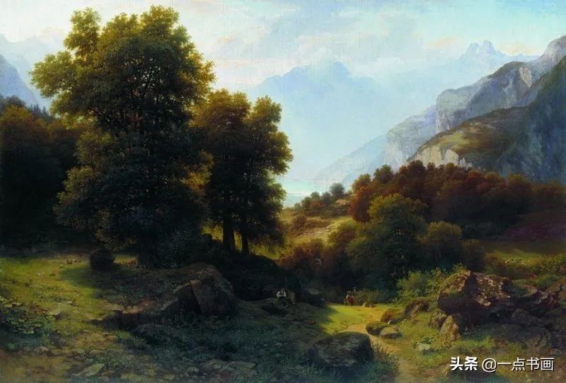 风景$光色优美的俄罗斯风景油画,如此迷人美丽