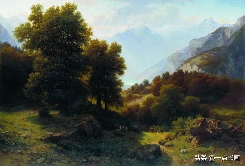 风景$光色优美的俄罗斯风景油画，如此迷人美丽