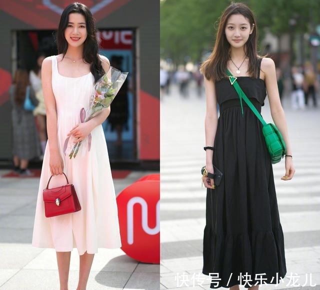 露脐装|漂亮的女生真会穿！看她们的街拍穿搭，又美又飒，简约时髦气质好