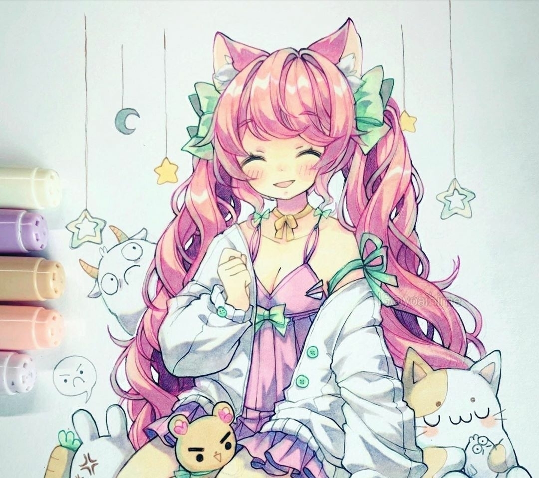 素材|马克笔动漫人物素材资料库,总有一张心仪的!