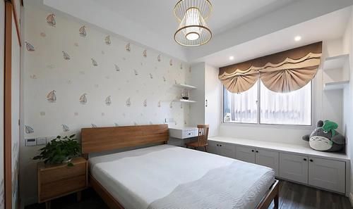 装出|89㎡装出最适合的居家风格，不华丽但胜在清爽，最爱卧室的布置