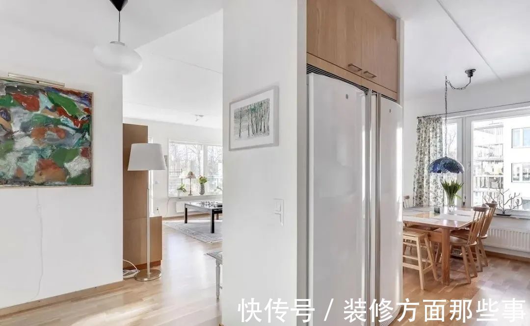 实木|81平小户型,玄关道上做卫生间,坚持把冰箱放屋中间!贼好使