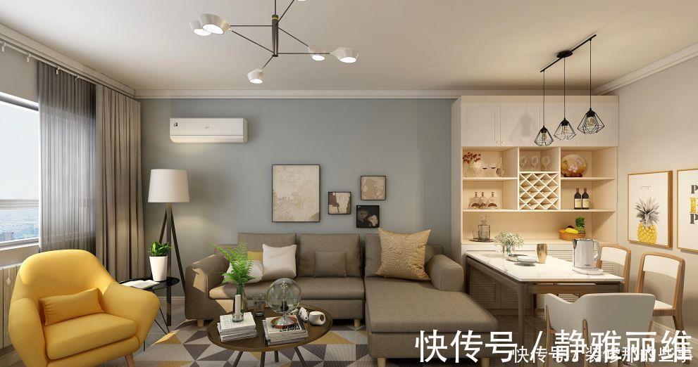 简约风|参观她的80㎡简约风小家,进门就被玄关迷住了,全屋清新又有格调