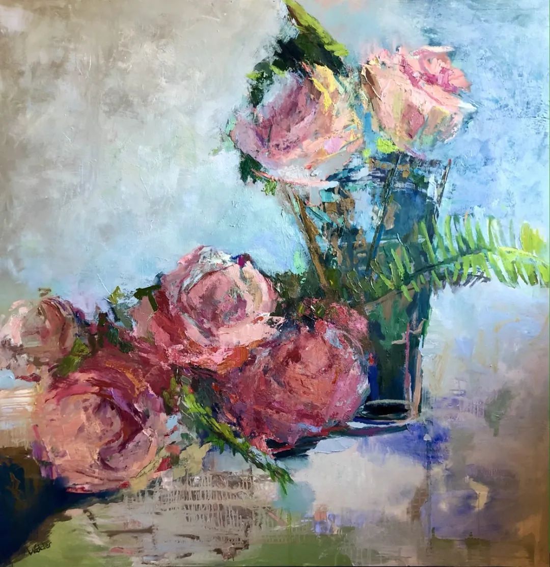 笔力独到，气势如虹，看看这二位的油画