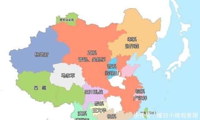 地图|用地图还原民国军阀乱斗史，张作霖虎踞东北，龙虎狗中原内斗