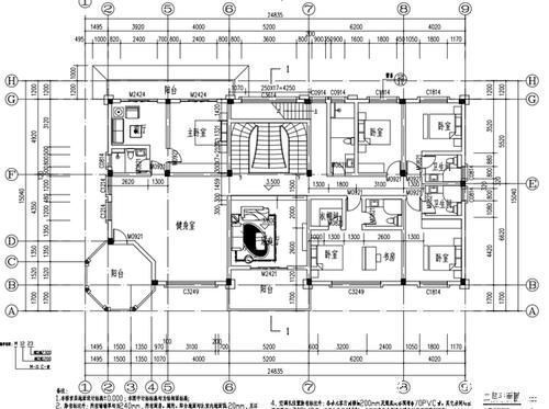 主卧|五开间二层自建房布局图，看了谁还在城里买房啊