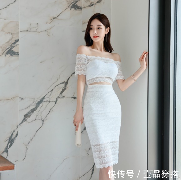 搭配|女神孙允珠高清时尚搭配：天鹅湖帷幔轻纱奶白雕花衣裙