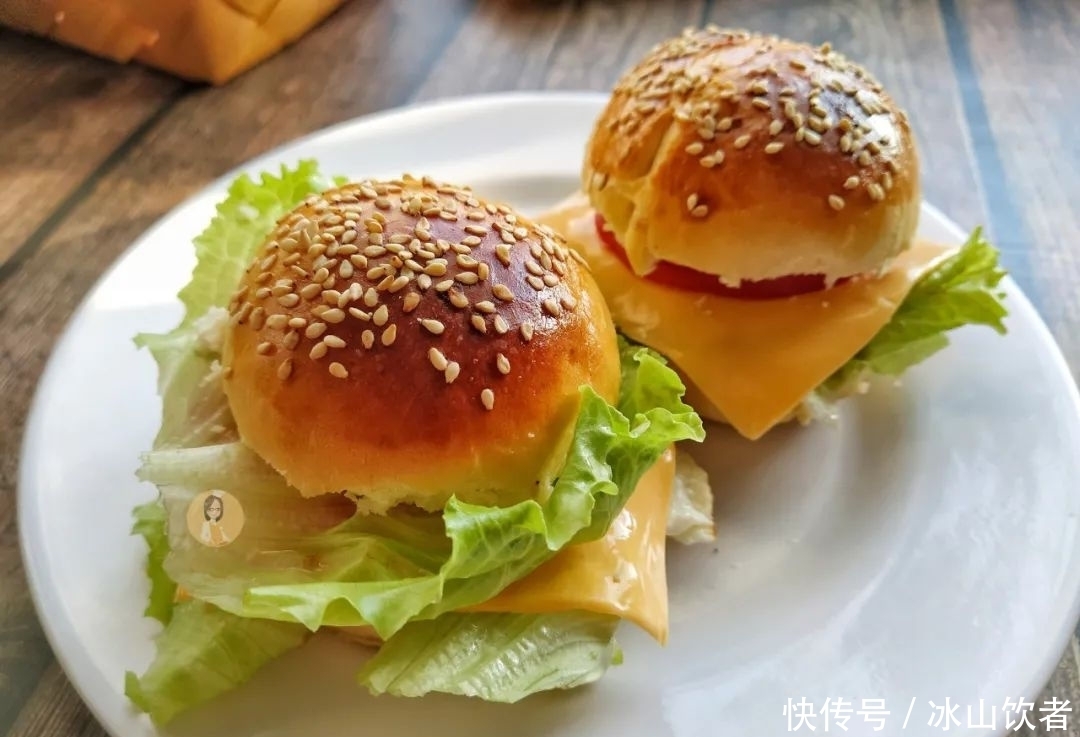 制作|教你制作奶香汉堡胚,一次发酵,松软香甜,营养健康放心吃