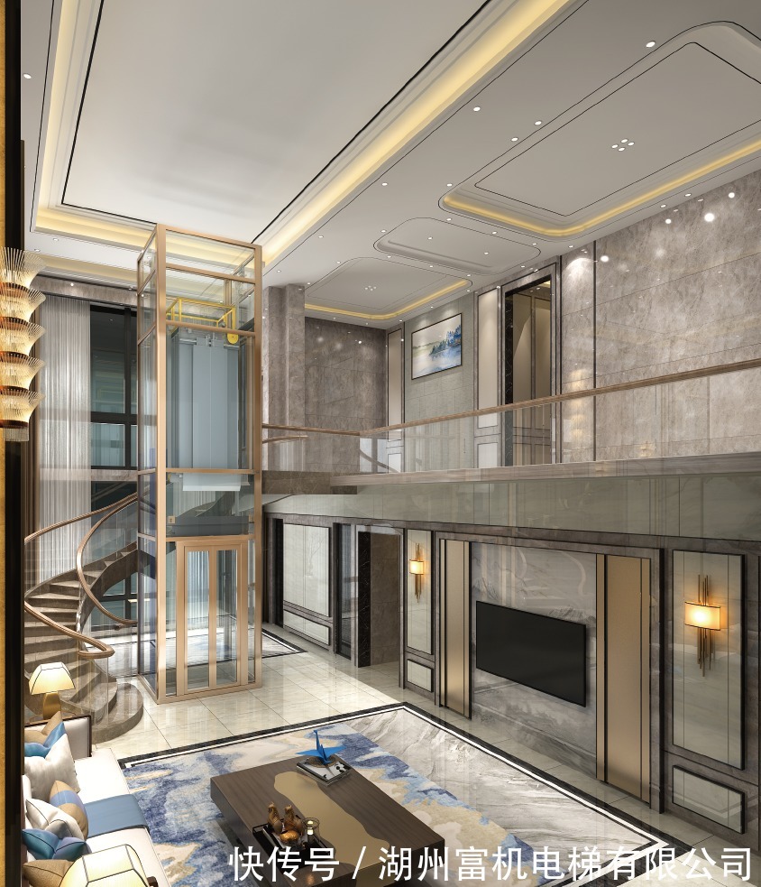 曳引式|家用電梯案例分析:斜屋頂異形面家用電梯如何處理?