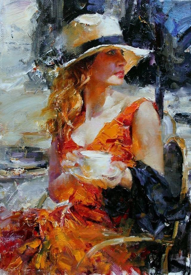 艺术学院!奔放的心:俄罗斯女画家安捷利卡超凡脱俗、别具一格的油画作品