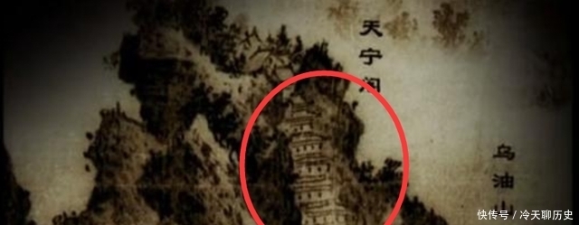 中年|专家根据一幅古画,发现乐山大佛在明朝之前,曾有一座雄伟的佛阁