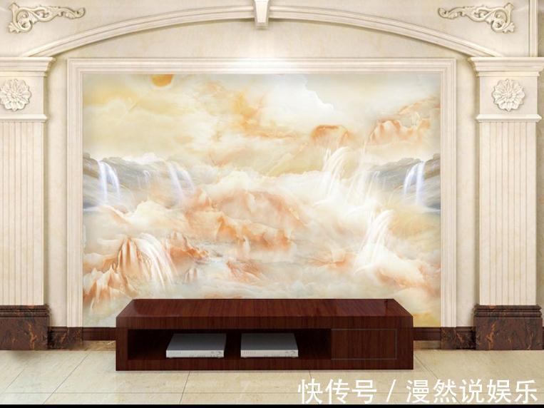 小户型|电视背景墙别装大理石了,如今都流行用石膏线来替代,太实用了