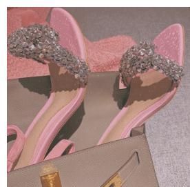 粉色高跟鞋合集来了，优雅不失女人味，也太温柔了吧