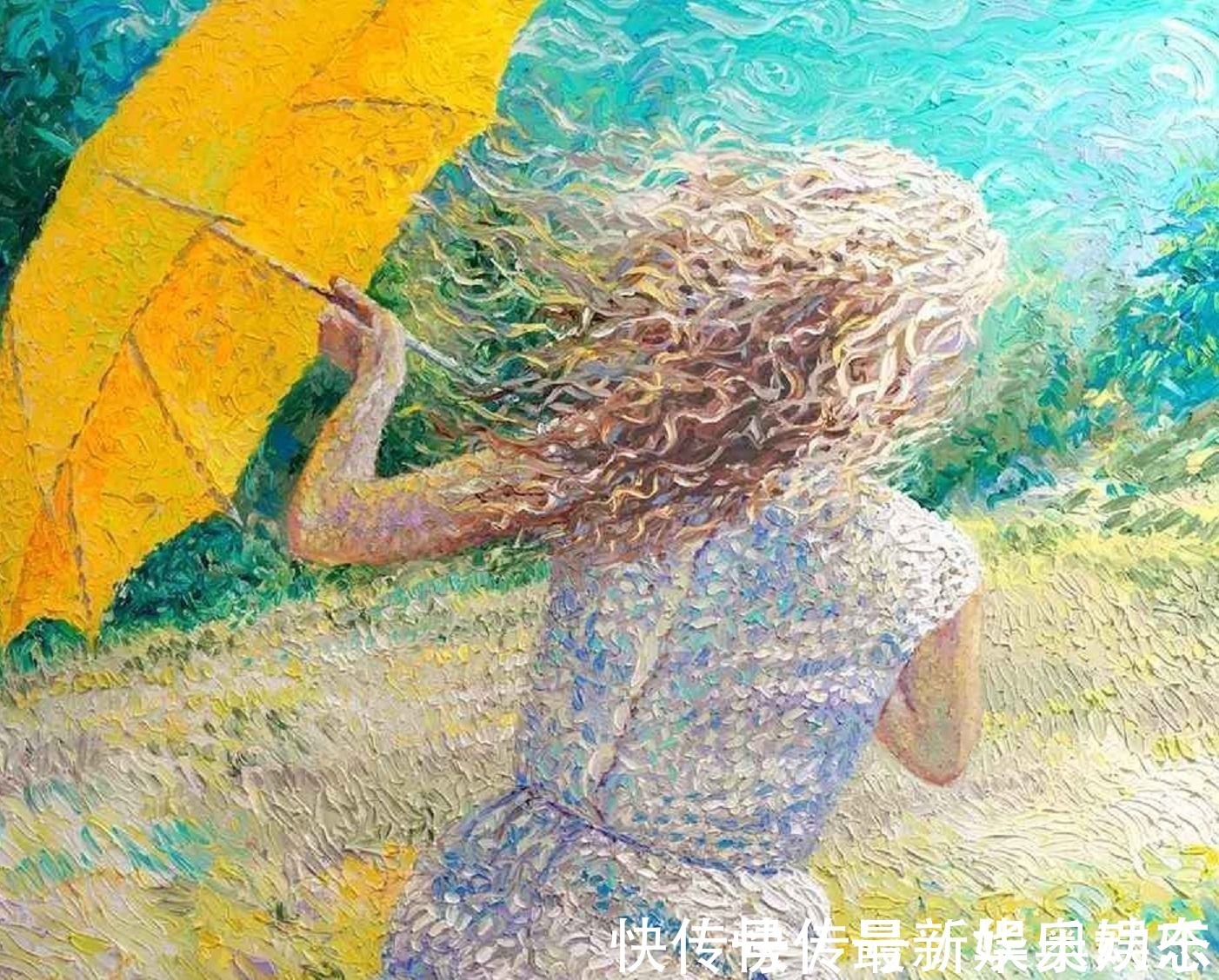 斯科特!扔掉画笔,用手指玩转色彩——美女画家艾里斯神奇的指上绘画