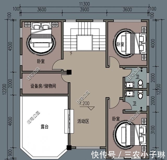 业主|7套三层农村自建房,户型方正、经典,还不赶快收了