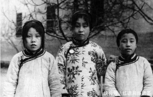 女性|晚清女性照片：图四是李鸿章的女儿，也是张爱玲的奶奶，眼神绝美