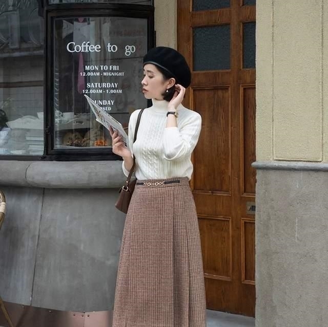 正确 这才是毛衣的正确穿搭,简单优雅又减龄,轻松穿出20岁的感觉