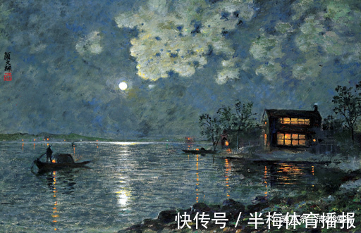 少年时代$中国早期油画家:颜文樑油画作品欣赏