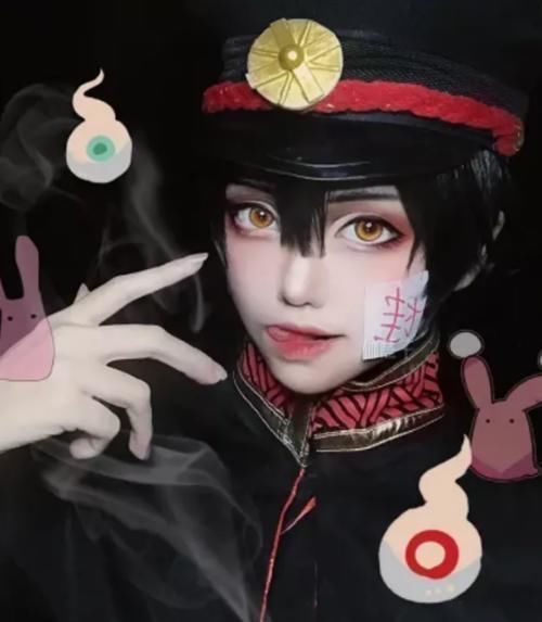 小姐姐cos|05后小姐姐cos花子君走红，当看到她伸出舌头那一瞬间，我已经沦陷了