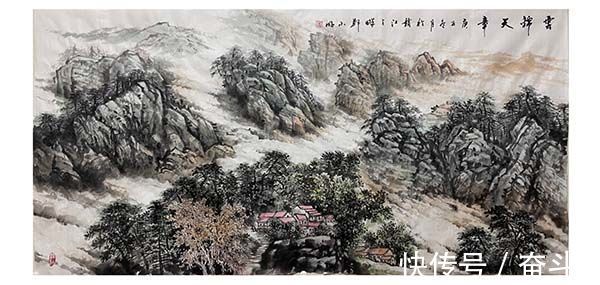 中国华夏万里行书画家协会|国家一级美术师邬小明——作品风骨峭峻 遒劲雄奇