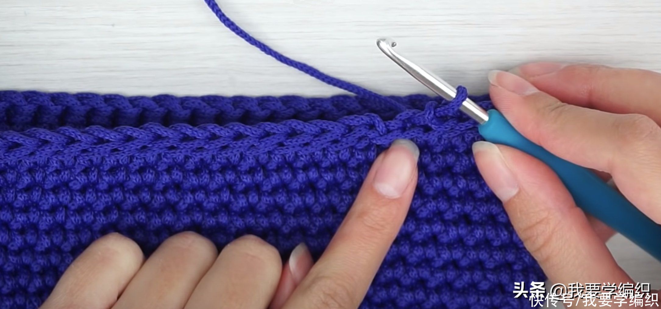 小包|洋气的链条小包自己就能钩一个，折叠链接包教程，容量一点也不小