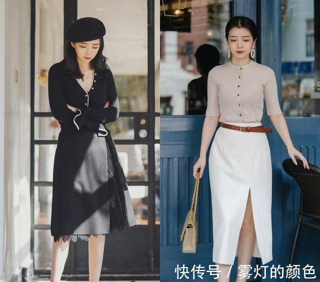 三木 秋冬的针织衫不用多,学三木的穿搭思路,温柔减龄又气质