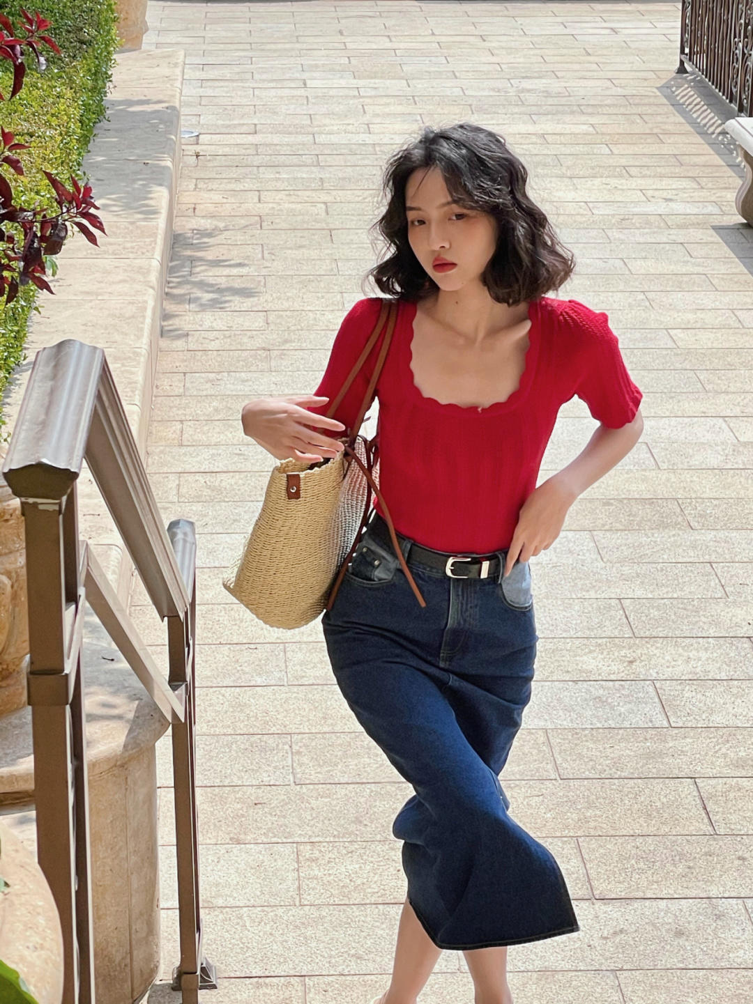 开叉裙|秋天穿搭指南!西装外套+牛仔裤,复古又时髦!