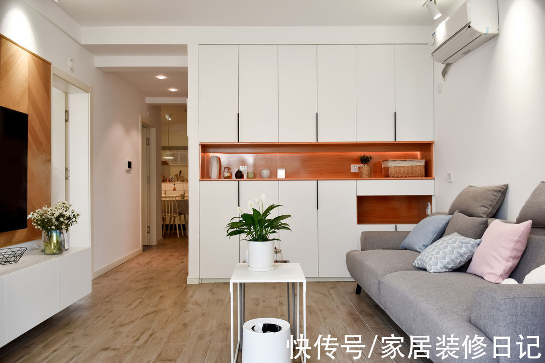 小家|62㎡简约风小家,杂物收纳规划真好,加上自律生活让全屋整洁无物