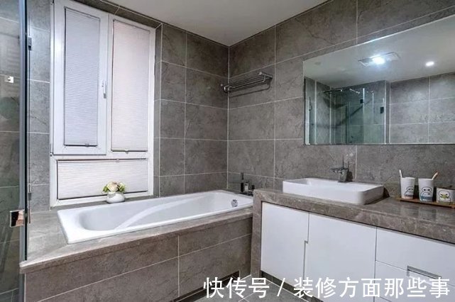 收纳|190㎡现代简约,暖灰色地砖,这效果我喜欢!你呢?