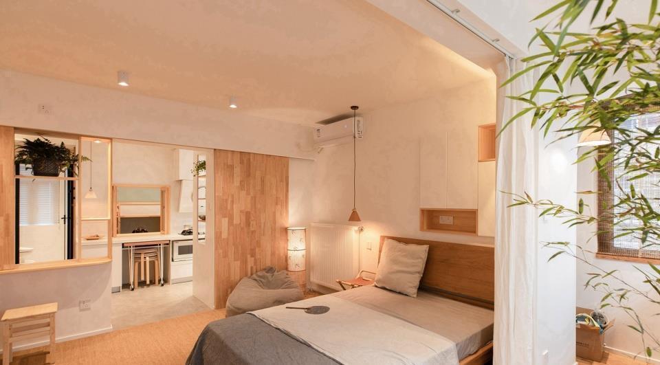 空间|45㎡小户型学区房,爆改后“小中见大”,整个家被一眼望穿