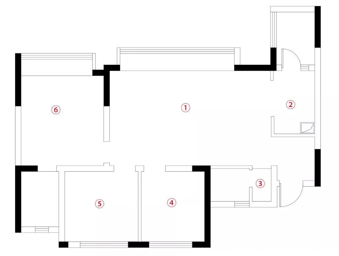 三居|90平个性三居装修,这样的隐形门设计,还是头一次见!