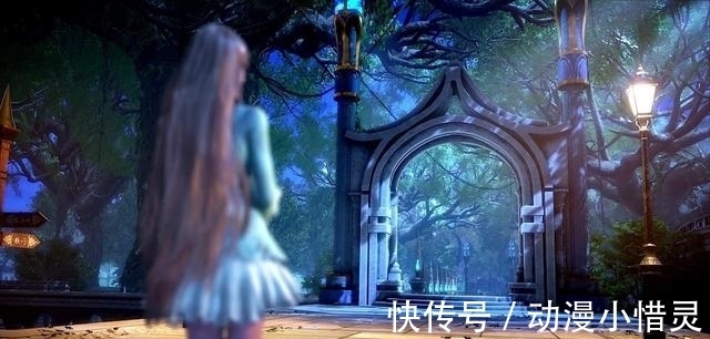 史莱克|斗罗大陆:宁荣荣长裙开叉秀美腿,想不到荣荣也能够这么美