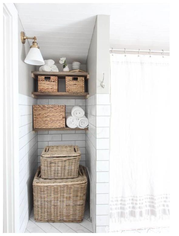 装修|第二次装修,卫生间坚持留出这40cm,收纳储物抵得上储物间