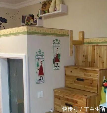 钢化玻璃|40平两房,装修不到十万,进门就厨房,次卧在半空中,见过吗