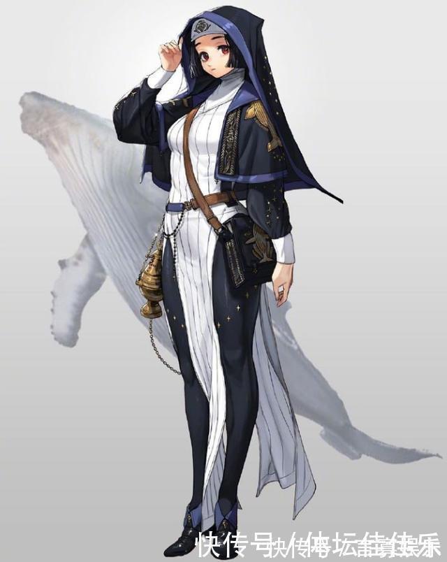 拟人化!海里的动物都很可怕画师将它们拟人化,成功变身美少女!