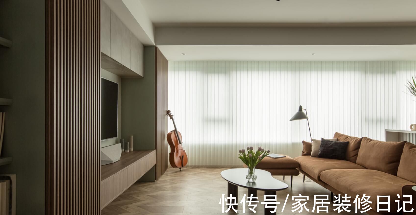 主卧|全屋重新打满柜子,柜门当墙饰,精装“教科书式”改造透着高级感