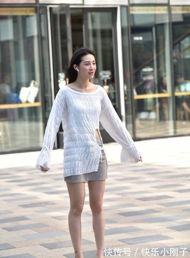 针织 微胖的瑜伽裤美女，造型风格走在时尚前沿，都很方便