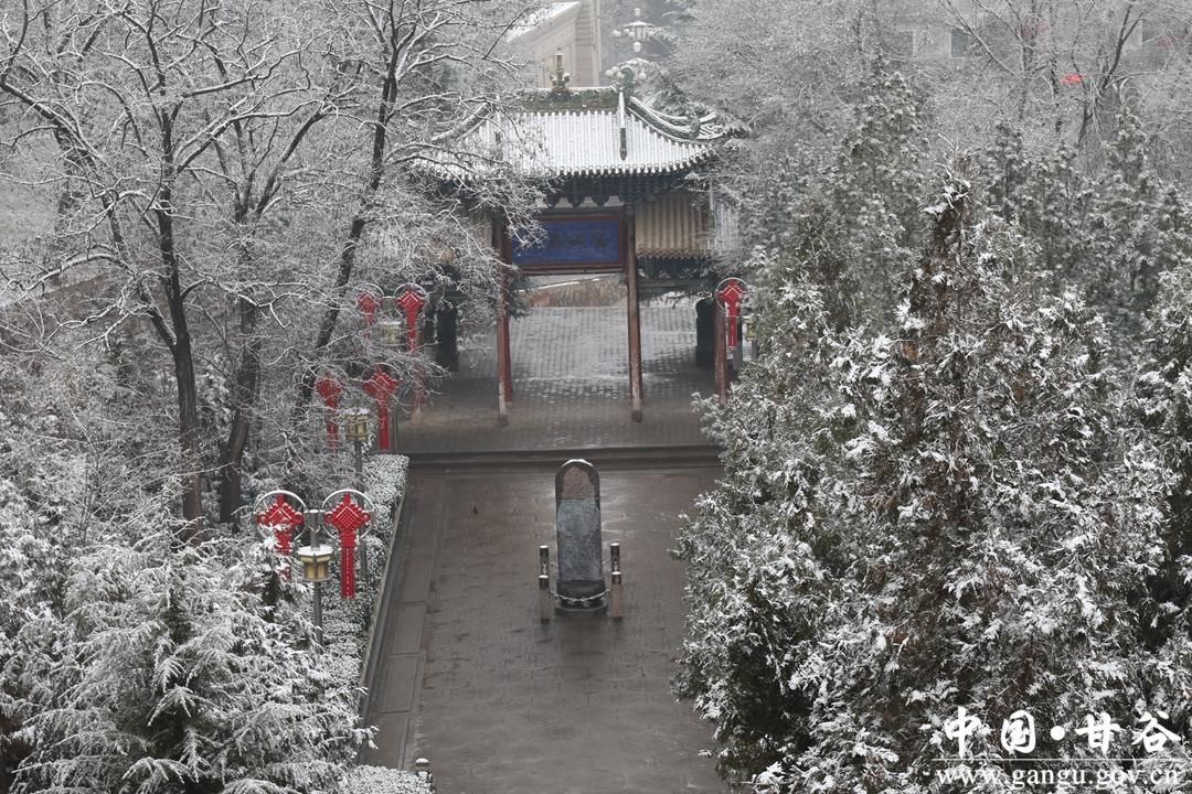 甘谷|甘谷：初冬雪景美如画