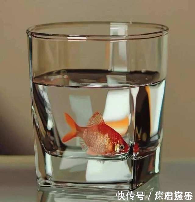 超写实主义@他画了一条金鱼,放大5倍后,网友大呼:相机可以扔了