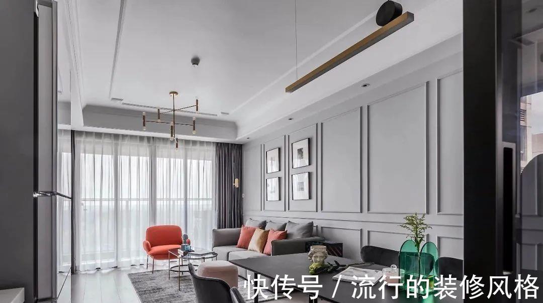 齐家安安|125㎡简约美式风,装修效果气度不凡,朋友看了都嫉妒!