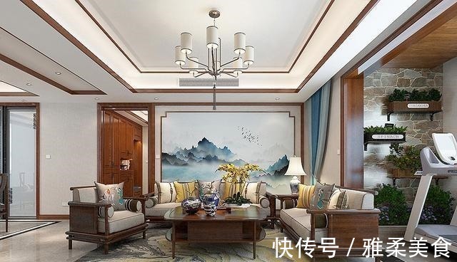 卧室|150㎡中式风用红木色,大气美观又有品味,入户便让人心生喜爱