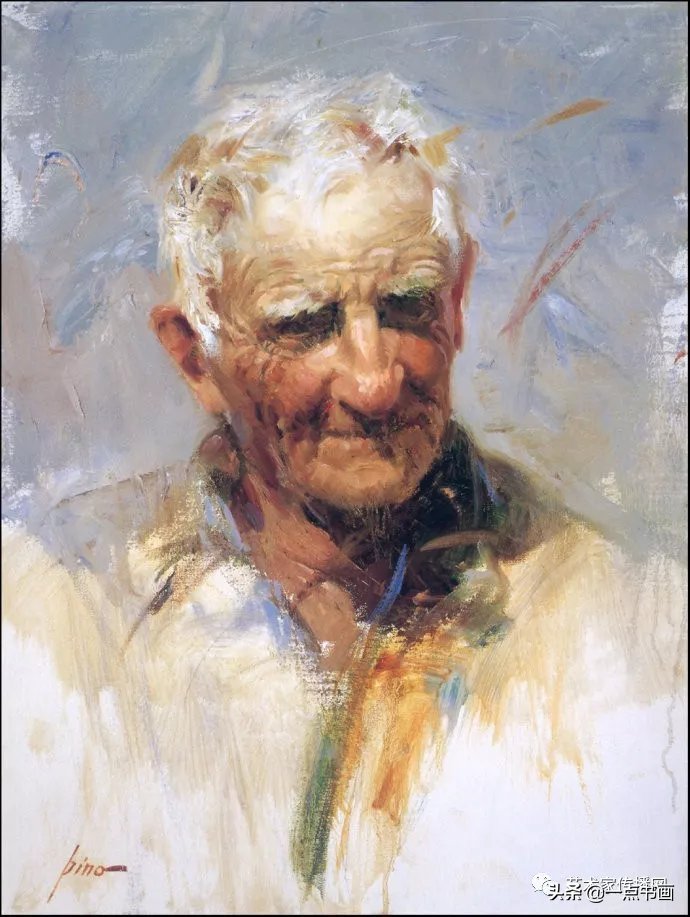 油画!皮诺德埃尼的油画人物,色彩斑斓,动静结合,光彩照人