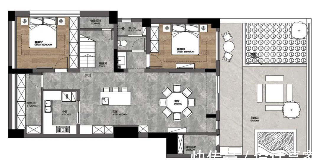 华丽转身|200㎡大平层,“华丽转身”成跃层,户外花园更是人人羡慕