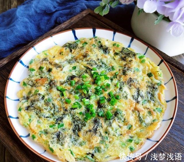 紫菜煎蛋,快手简单又好吃!