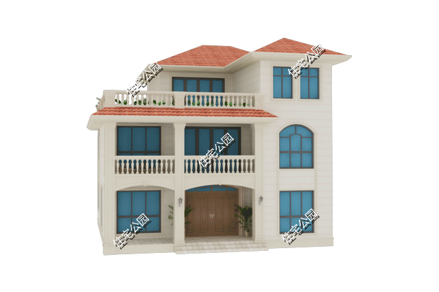 小知识|12×11米三层欧式别墅,农村盖房选这套准没错,户型美观又大气