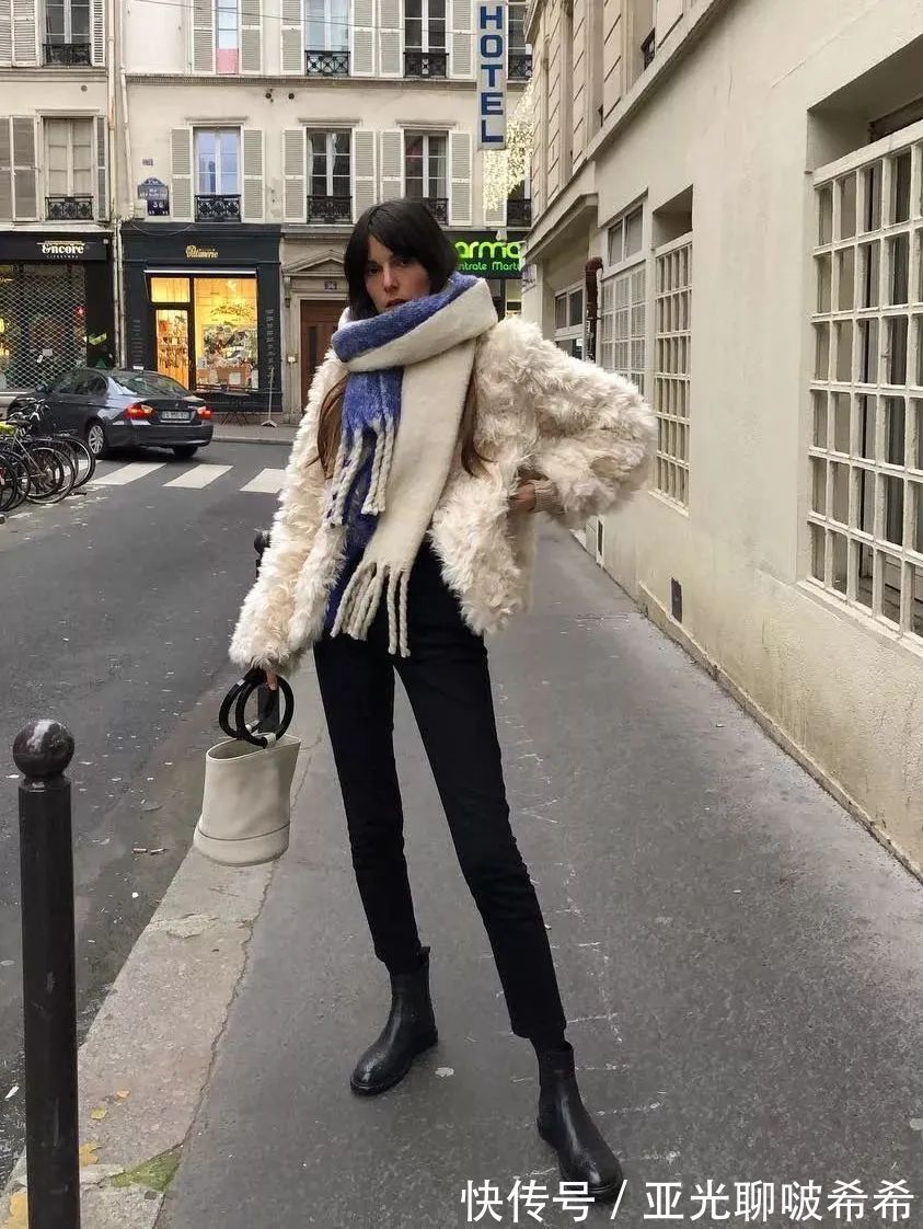 直筒裤 九分裤+短靴=入冬最潮搭配套路,显瘦显高帅翻天!