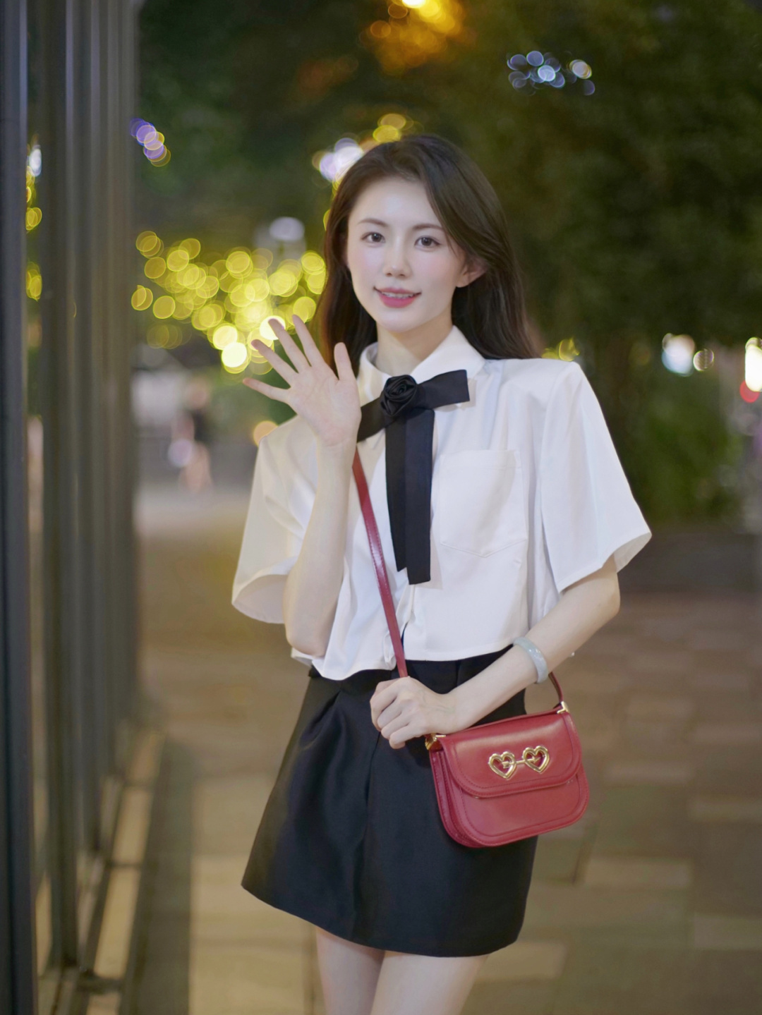 清新|甜美淑女的温柔风穿搭，清新减龄又俏皮，很适合20岁出头的女生