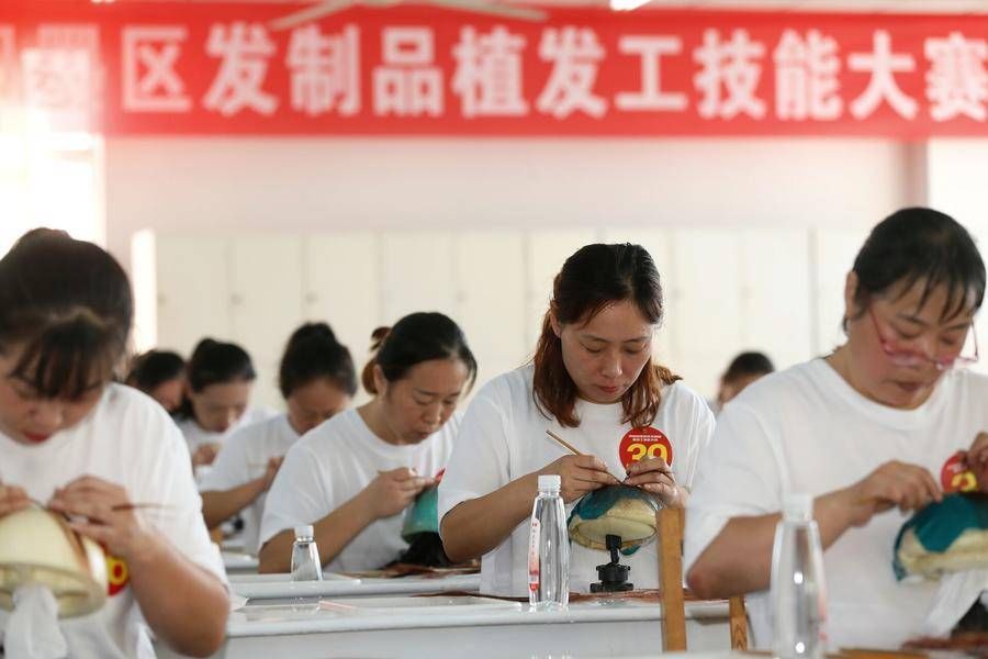 大众日报|组图｜植发工，赛技能