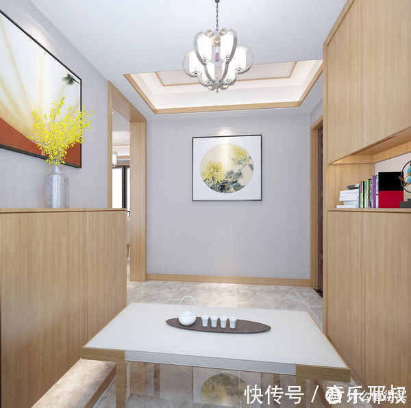 写作业|全房原木色系的新中式风装修,真的很显温馨,简单又有品味,耐看